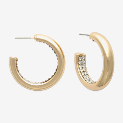 Mixit Womens 30.8mm Hypoallergenic Hoop Earrings