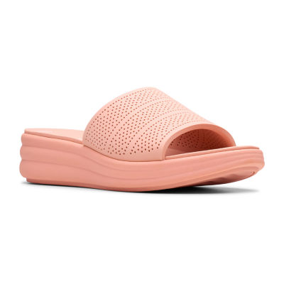 Clarks Cloudsteppers Womens Drift Twist Slide Sandals JCPenney