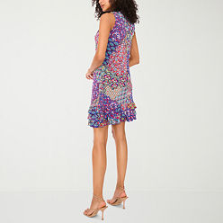 St. John's Bay Womens Sleeveless Shift Dress
