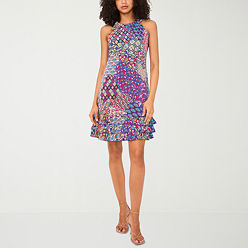 St. John's Bay Womens Sleeveless Shift Dress