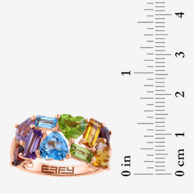 Effy Final Call Limited Quantities! Womens Genuine Multi Color 14K Rose Gold Cocktail Ring