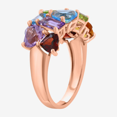 Effy Final Call Limited Quantities! Womens Genuine Multi Color 14K Rose Gold Cocktail Ring