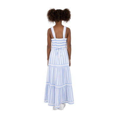 Speechless Big Kid Girls Sleeveless Striped Maxi Dress