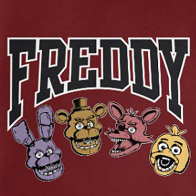 Little & Big Kid Boys Long Sleeve Five Nights at Freddys Fleece Hoodie