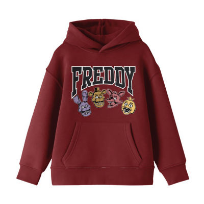 Little & Big Kid Boys Long Sleeve Five Nights at Freddys Fleece Hoodie