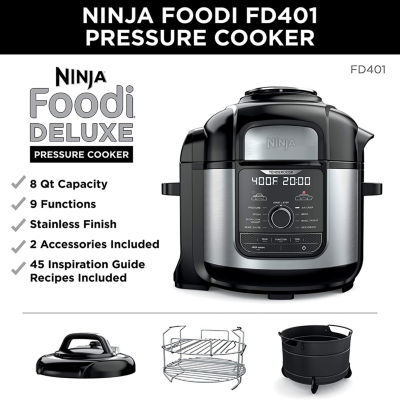 Ninja® Foodi™ 9-in-1 Deluxe XL Pressure Cooker Air Fryer