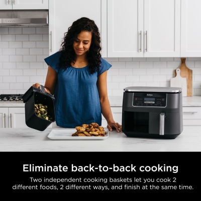 Ninja Foodi 6-in-1 8 Quart 2-Basket Air Fryer with DualZone