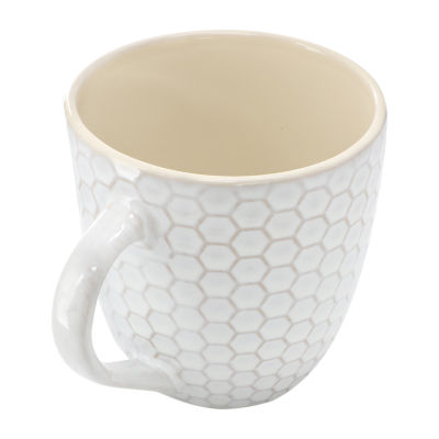 Elama Honey Bee Assorted 6-pc. Geometric Coffee Mug