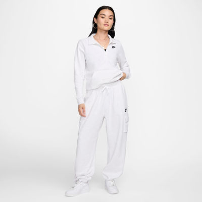 Nike Womens Mock Neck Long Sleeve Active Quarter-Zip Pullover