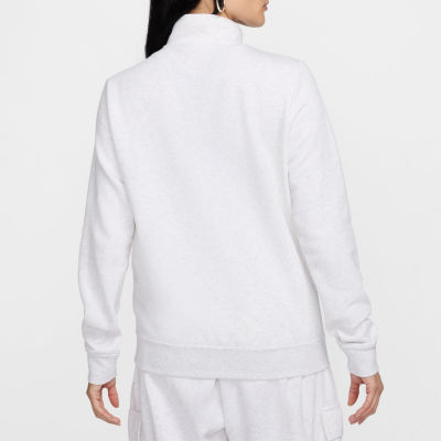Nike Womens Mock Neck Long Sleeve Active Quarter-Zip Pullover
