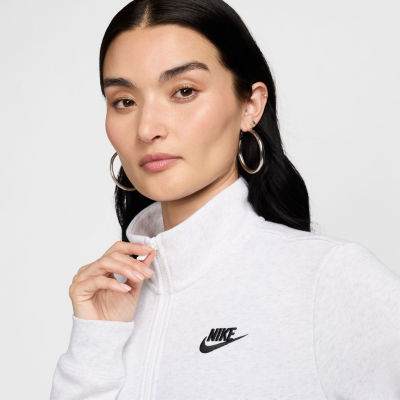Nike Womens Mock Neck Long Sleeve Active Quarter-Zip Pullover