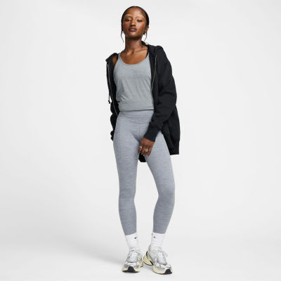 Nike Womens Moisture Wicking Quick Dry High Rise Knit 7/8 Ankle Legging