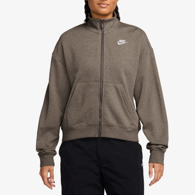 Nike Womens Fleece Lined Midweight Track Jacket