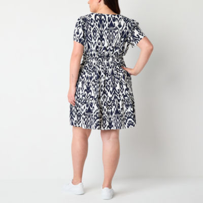 Robe Chetta B Femme Taille 10 Rayée Marine/blanc - Épaules Dénudées - Neuf Avec étiquettes