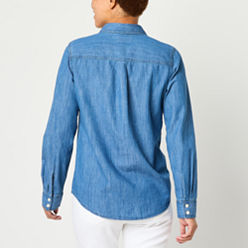 Denim Tops for Women | Women's Denim Shirts | JCPenney