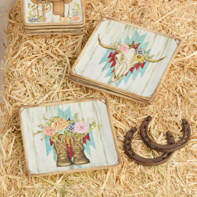 Certified International Rosewood 4-pc. Ceramic Salad Plate