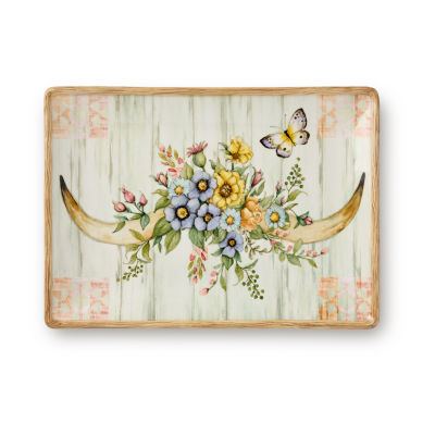 Certified International Rosewood Ceramic Serving Platter