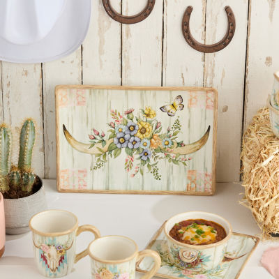 Certified International Rosewood Ceramic Serving Platter