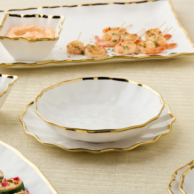 Certified International Regency Gold 4-pc. Porcelain Soup Bowl