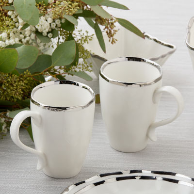 Certified International Regency Silver 4-pc. Coffee Mug