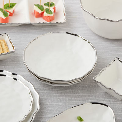 Certified International Regency Silver 4-pc. Porcelain Soup Bowl