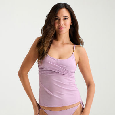 Mynah Womens Lined Tankini Swimsuit Top