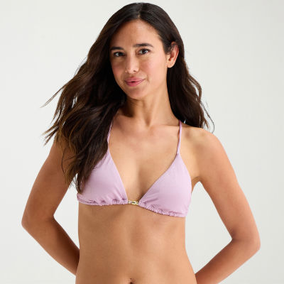 Mynah Adjustable Straps Triangle Bikini Swimsuit Top