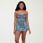 Sonnet Shores Womens Swim Dress - JCPenney