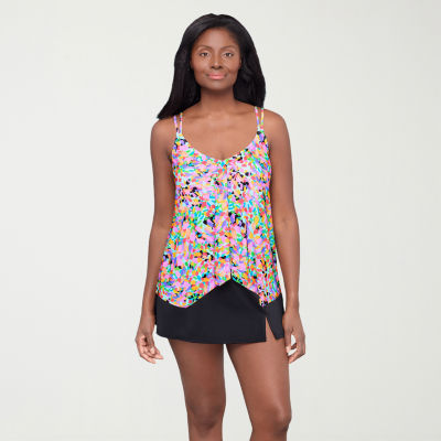 Sonnet Shores Womens Tankini Swimsuit Top