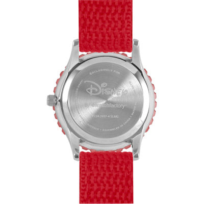 Disney Articulating Mickey Mouse Kids Time Teacher Red Watch