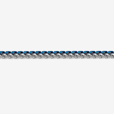 Mens Stainless Steel 9 Inch Solid Chain Bracelet