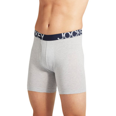 Jockey Active Stretch Mens 3 Pack Long Leg Boxer Briefs