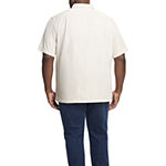 Van Heusen Big and Tall Mens Classic Fit Short Sleeve Button-Down Shirt