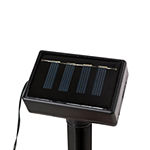 Glitzhome 38.6" Solar With 100 Leds String Lights
