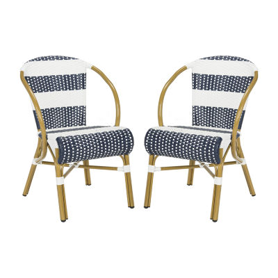 Safavieh Sarita Dining Chair, Color: Navy White JCPenney