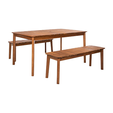 Europa 3-pc. Rectangular Dining Set, One Size, Brown