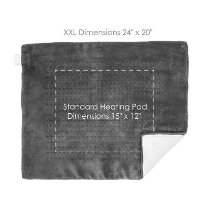 PureRelief XXL Ultra-Wide Microplush Heating Pad