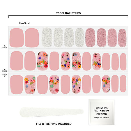 Dashing Diva Gloss Ultra Shine Gel Palette Bug Off Nail Appliques, One Size, Pink