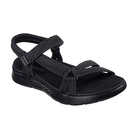  Womens > shoes > Strap Sandals-Skechers Womens Go Walk Flex Sublime Strap Sandals