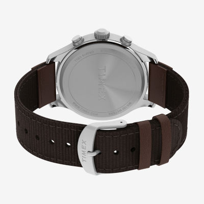 Timex Expedition Mens Brown Strap Watch Tw4b26800jt