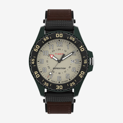 Timex Camper Mens Brown Strap Watch Tw4b26500jt