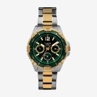 Timex two tone mens on sale watch