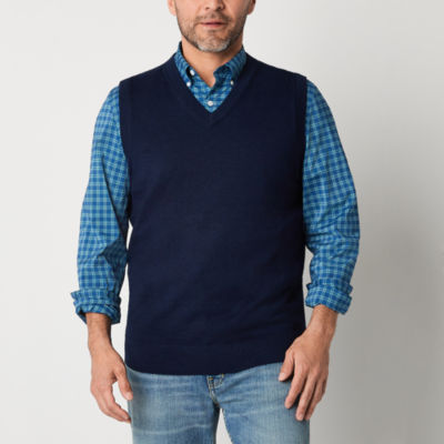 Men's v neck hot sale sweater jcpenney