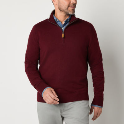 St john's bay deals quarter zip sweater