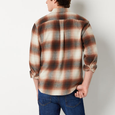 Arizona Mens Long Sleeve Flannel Shirt