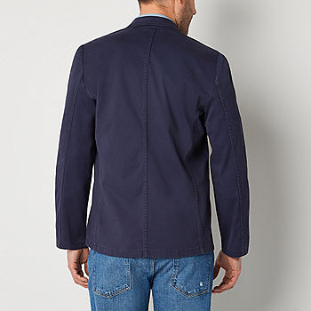 mutual weave Mens Regular Fit Blazer, Color: Parisian Navy - JCPenney