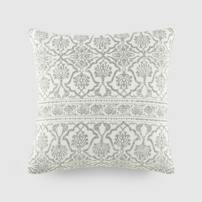 Casual Comfort Antique Floral Cotton Square Throw Pillow