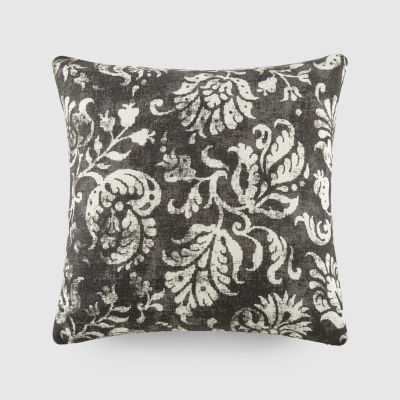 Casual Comfort Distressed Floral Cotton 2-pc. Square Throw Pillows