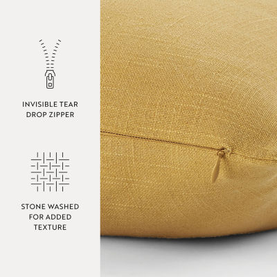 Casual Comfort Solid Cotton 2-pc. Square Throw Pillows