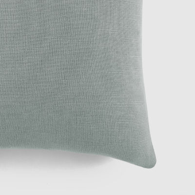 Casual Comfort Solid Cotton Square Throw Pillow